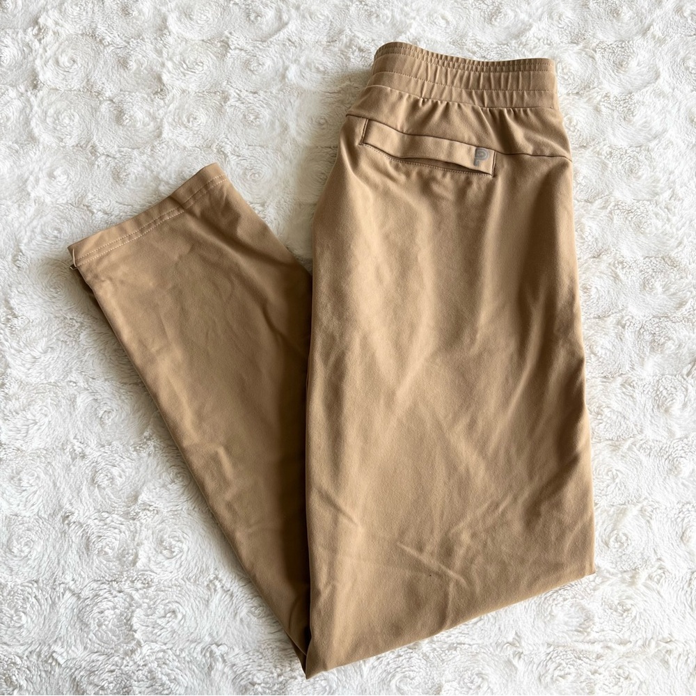 Public Rec Pants Mens 30x28 (Tag 32x30) Tan Daymaker Drawstring Athletic Pockets